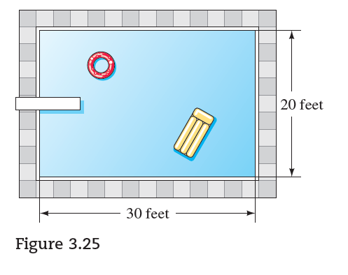 20 feet
30 feet
Figure 3.25
