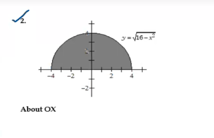 h.
T
About OX
-2
2
y=√16-²