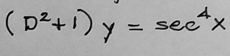 (D²+1) y = seetx
4.
ニ Se
