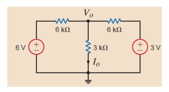 Vo
6 kN
6 kN
6 V
3 kN
3 V
+1
