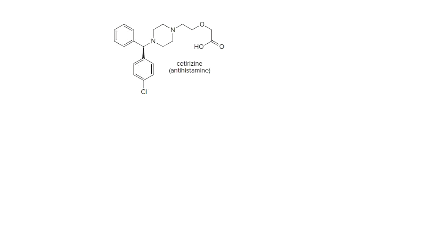 но
cetirizine
(antihistamine)
CI
