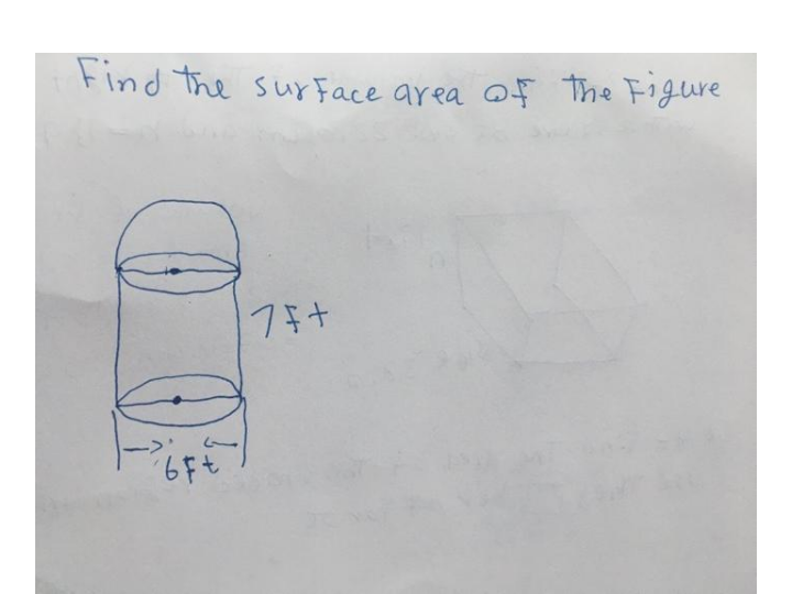 Find the sur Face area Qf The Figure
16Ft
