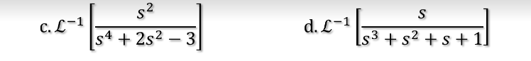 C. L-1
5²
+2s²
-3
-
S
-¹ [3³ +5²²+5+1]
s
d. L-1