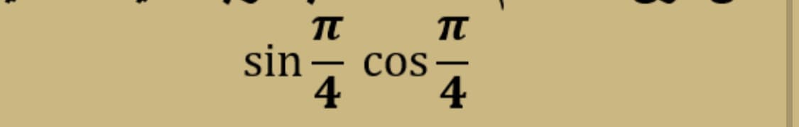 TT
sin
Co -
4
TT
-
4
