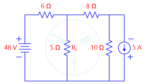 6Ω
8Ω
+
48 V
5 0
10 Q
5 A
+.
