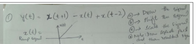 O YCt) - L(t+) – zlt) +x(t-2),
O- the sipmal
> shift the tgn)
Scate the Fignal
Ô Note: Braw Sepude pard
Draw
z4)=
and tham reult ty
