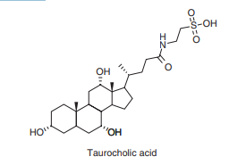 -OH
Он
OF
HO"
"OH
Taurocholic acid
