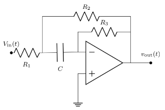 Vin(t)
W
R₁
HH
C
R₂
R3
M
+
Vout (t)