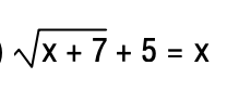 Nx + 7+ 5 = x
