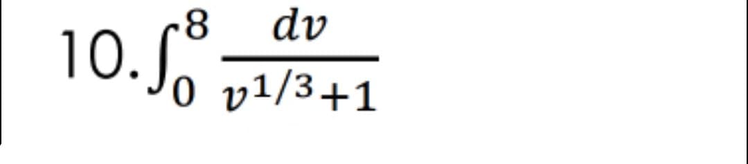 dv
10.Jo 1/3+1
