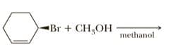 Br + CH,OH
methanol
