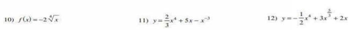 1) y=+Sx -
12) y-
10) s) --2
+ 2x
