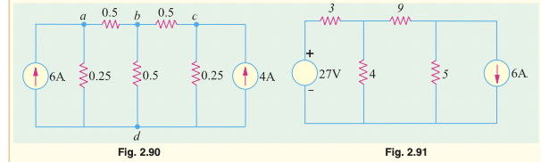 3
9
0.5
0.5
a
6A 30.25 30.5
{0.25
27V
4A
6A.
d
Fig. 2.90
Fig. 2.91
