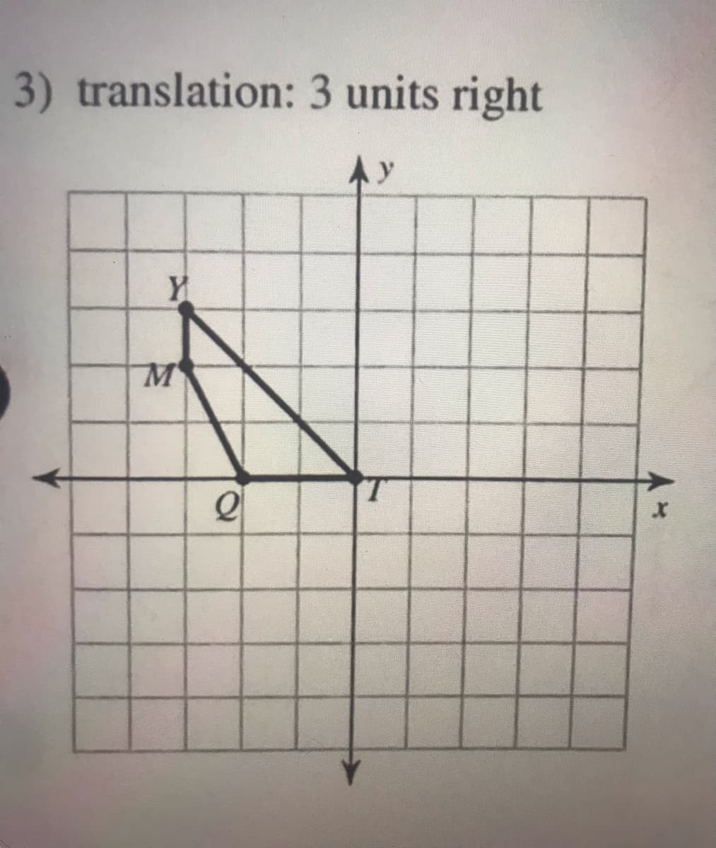 3) translation: 3 units right
本y
