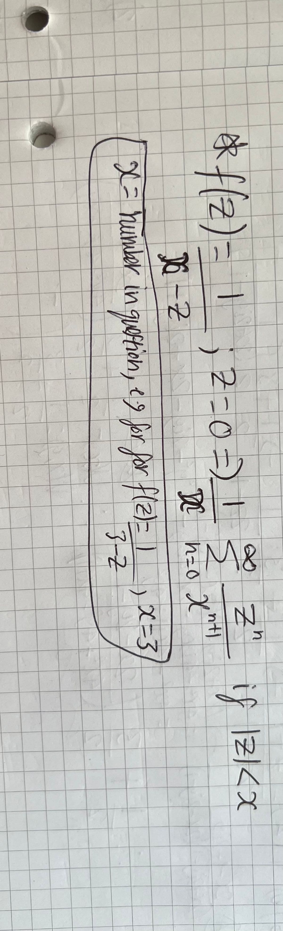 n
Z
if
* f(2)= ¹ ; 2 = 0 -) ¹ 22 i 12kx
1
<x
DC h=0 xent!
16-Z
X = number in question, e 3 for for f(²)=_1__₁ X=3)
3-Z
+
1