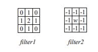 010
121
010
-1|-1|-1
-1w|-1
-1-1-1
filterl
filter2
