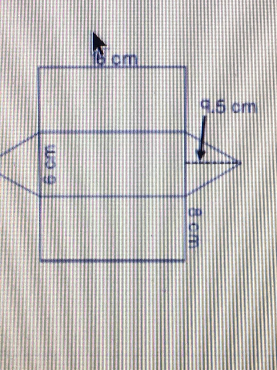 cm
9.5 cm
6 cm
8 cm
