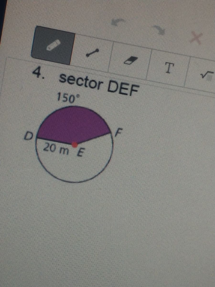 T
4. sector DEF
150
D.
20 m E
