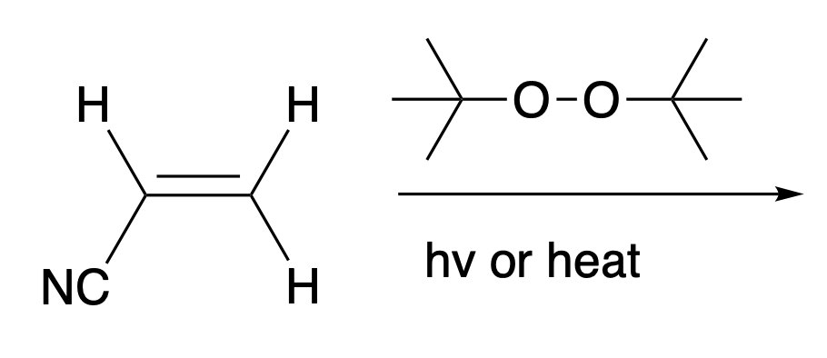 H
NC
H
H
toot
hv or heat