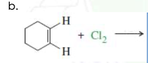 b.
+ Cl2
H.
