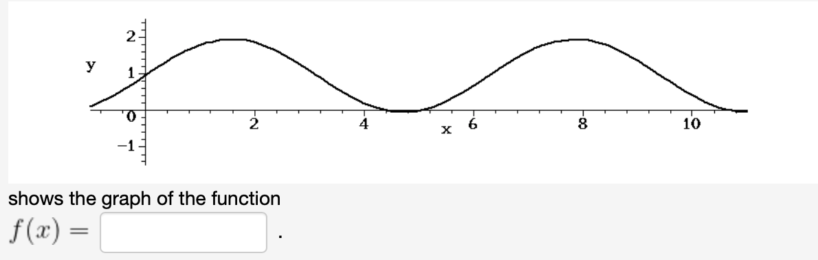 2
y
2
6.
8
10
shows the graph of the function
f(x) =
