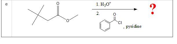 1. H3O*
2.
CI
pyri dine
