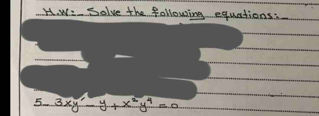 www
H.W: Solve the following equations:
5. 3. XJ. J. Bugun