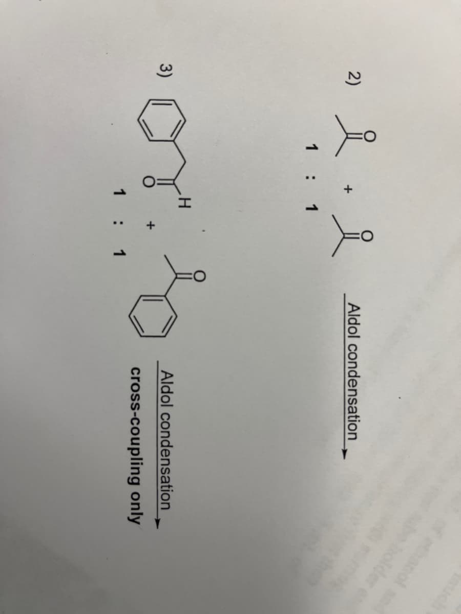 2)
요.요
1 : 1
3)
Aldol condensation
H
...
+
1 : 1
Aldol condensation
cross-coupling only
much
Ider en
rumme