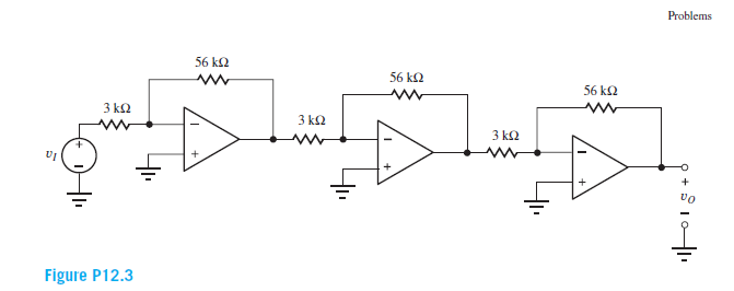 Problems
56 k2
56 kQ
56 k2
3 k2
3 k2
3 ka
Figure P12.3
