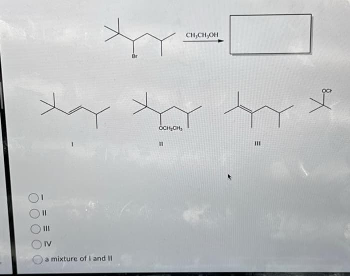 x
|||
IV
a mixture of I and II
Br
**
OCH₂CH₂
CH₂CH₂OH
11
III