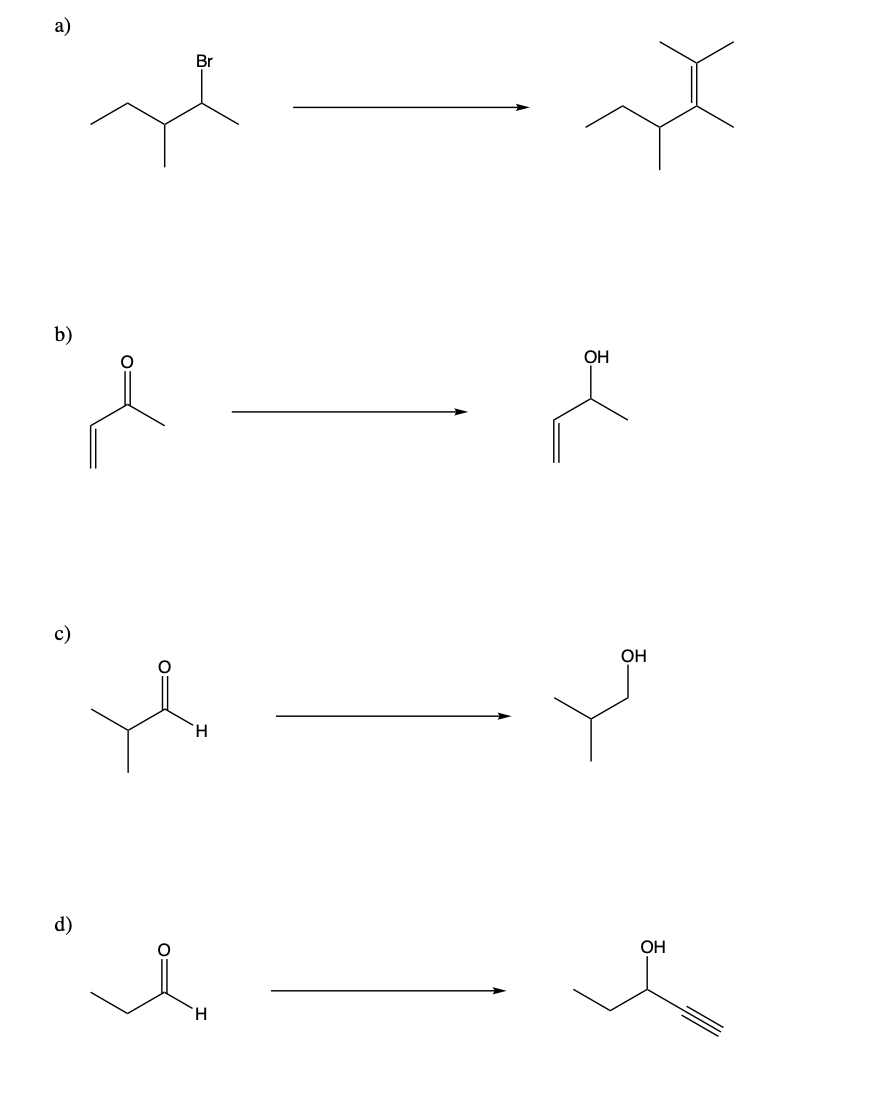 a)
Br
b)
ОН
c)
OH
H.
d)
OH
