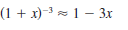 (1 + x)
-3= 1 – 3x
