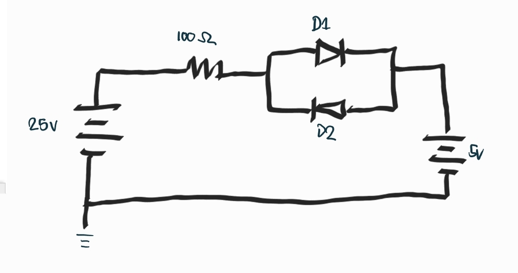 D4
100 S2
25V
D2
