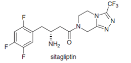 CF3
N.
NH2
F'
sitagliptin
