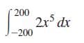 200
2x° dx
-200

