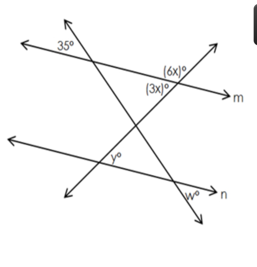 35°
(6x)°
(3x)º
m.
in
