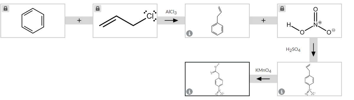 AICI 3
+
KMnO4
i
H.
H₂SO4