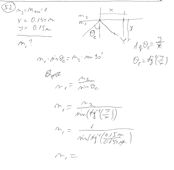 X = 0.134 m
フ= 0.15am
on
う?
m,Ma2:nっmo
m, =
4/0.150m
