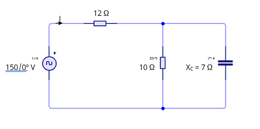 122
150/0° V u
102
Xc = 72
