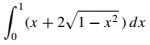 (x + 2/1- x² ) dx
