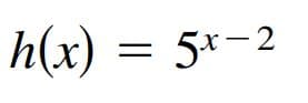 h(x) = 5*-2
