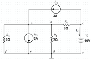 R₁
60
23
Iss
2A
b
Isz
3A
R₂
302
9
R₂
60
la
Vs
-10V