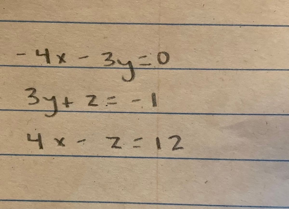 -니
x-3y=0
3y+2=-1
니x-Z: 12
