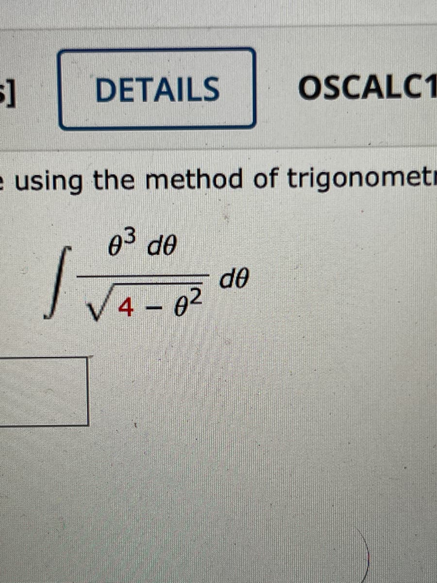 DETAILS
OSCALC1
e using the method of trigonometi
e de
do
4 02
