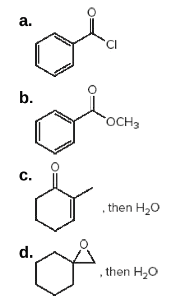 a.
CI
b.
ОСНЗ
C.
then H20
d.
then H20
