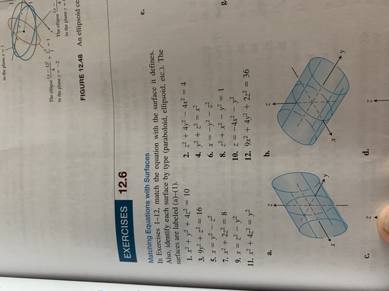 6. x = -y² – z?
%3D
