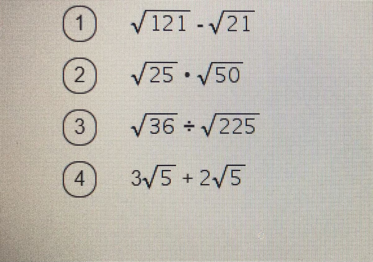 (1) V121-V21
25 V50
3.
V36 225
4
3/5 + 2/5
