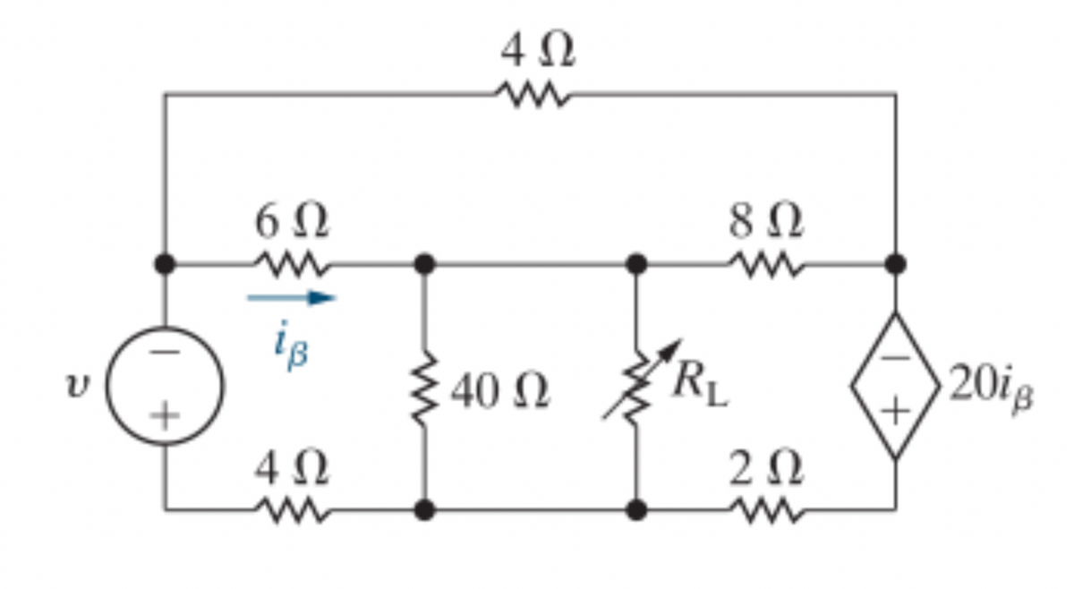 υ
6Ω
www
iß
4Ω
Μ
4Ω
40 Ω
8 Ω
RL
2 Ω
2013