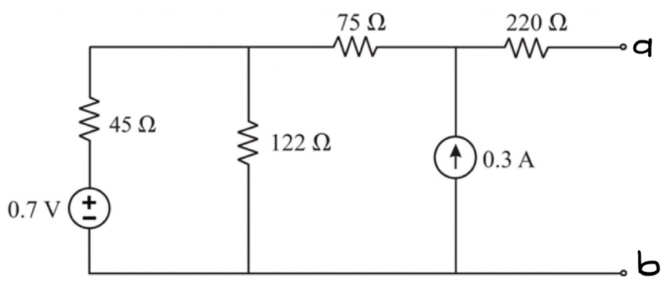 0.7 V (+
45 Ω
Μ
122 Ω
75 Ω
Μ
220 Ω
Μ
4 ) 0.3 A
bo
ob
0