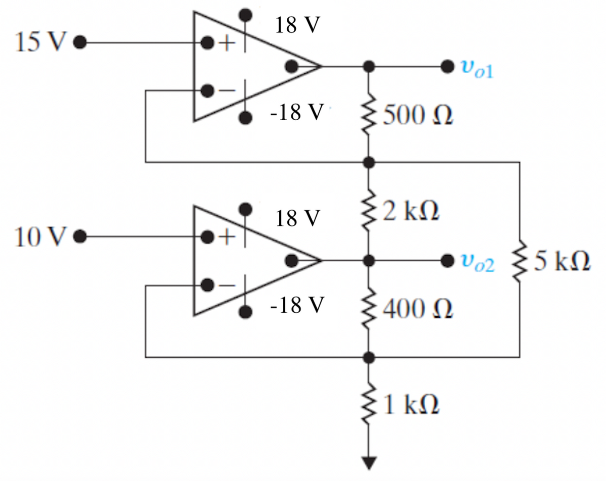 15V•
10 V
18 V
-18 V
18 V
-18 V
500 Ω
Σ2 ΚΩ
400 Ω
1 ΚΩ
Vol
U2 Σ5kΩ